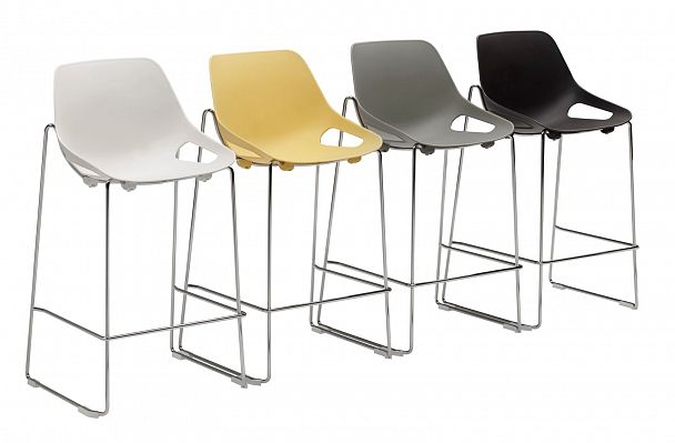 Стул Q5 (пруток, барный), белый - Вид 11