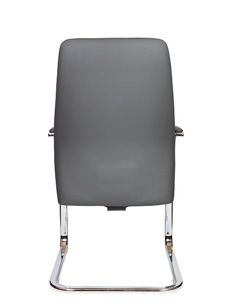 Кресло офисное / Nancy CF grey / алюминиевая  база/ серая экокожа - Вид 5