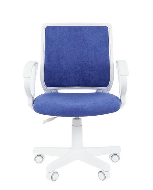 Кресло Chairman Kids 112 Россия ткань M морской, белый пластик - Вид 2