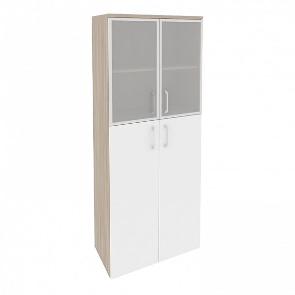 Шкаф "Onix" O.ST-1.7R дуб аттик/белый - Вид 1