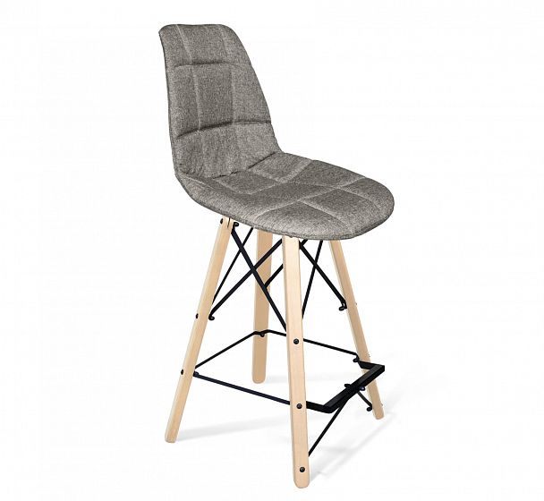 Стул полубарный Sheffilton SHT-ST29-С/S80-1 пепельный/прозрачный лак/черный муар - Вид 2