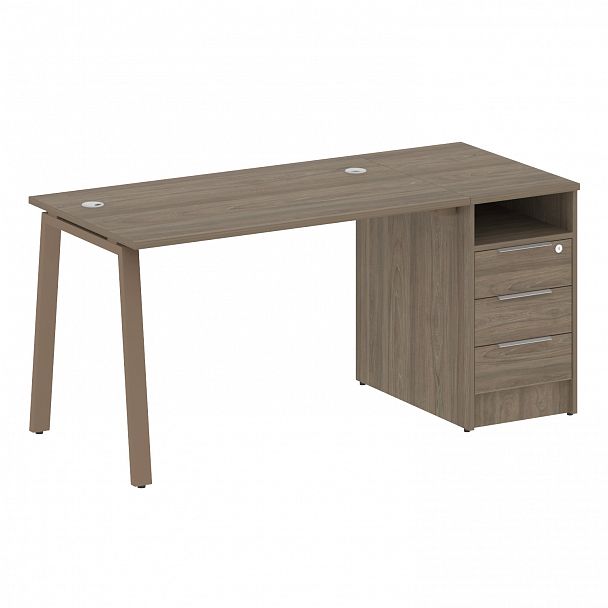 Рабочая станция "Metal System" БА.РС-СТП -1.2 вяз/мокко - Вид 1