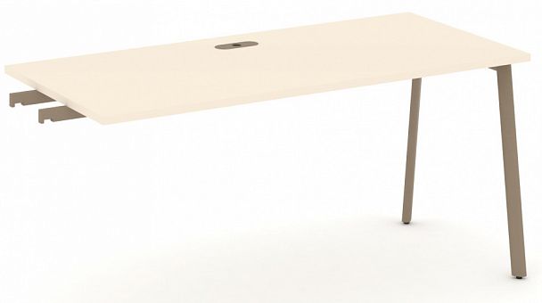 Стол приставка к опорным тумбам "ESTETICA" ES.SPR-4-LP Сатин - Вид 1