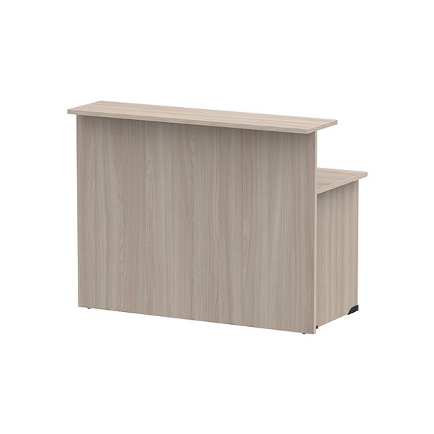 Стойка ресепшн прямая СР-140/60 ясень шимо светлый - Вид 1