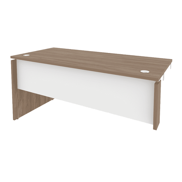 Onix Стол-приставка левый к опорным элементам O.SPR-4.7 (L) Дуб аризона/Белый бриллиант 1580*720*750 - Вид 1