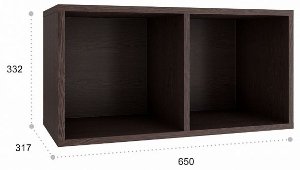 Полка навесная Монблан МБ-80 - Вид 4