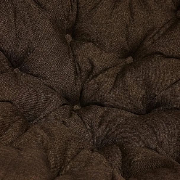Кресло-качалка Папасан/Papasan (W 23/01 B) /с подушкой/Antique brown (античный черно-коричневый) - Вид 8