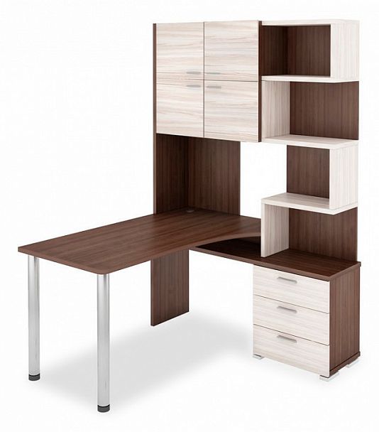 Стол компьютерный Домино СР-500М/140 Карамель/Шамони правый - Вид 1