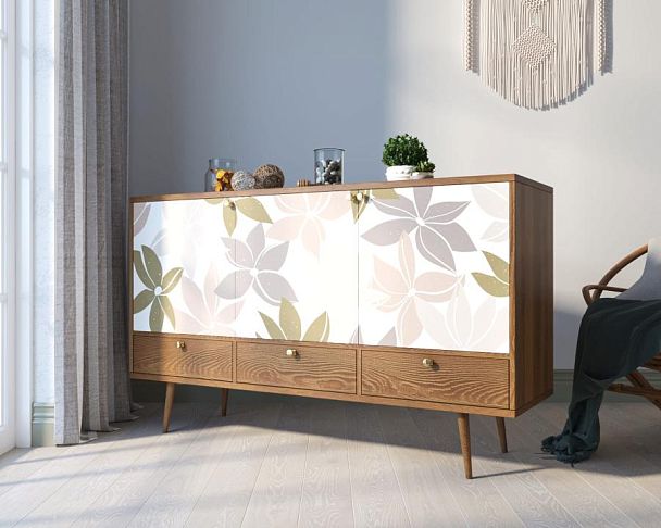 Комод Berber три дверки и три ящика 27 принт арт BB24/Print_27 - Вид 3