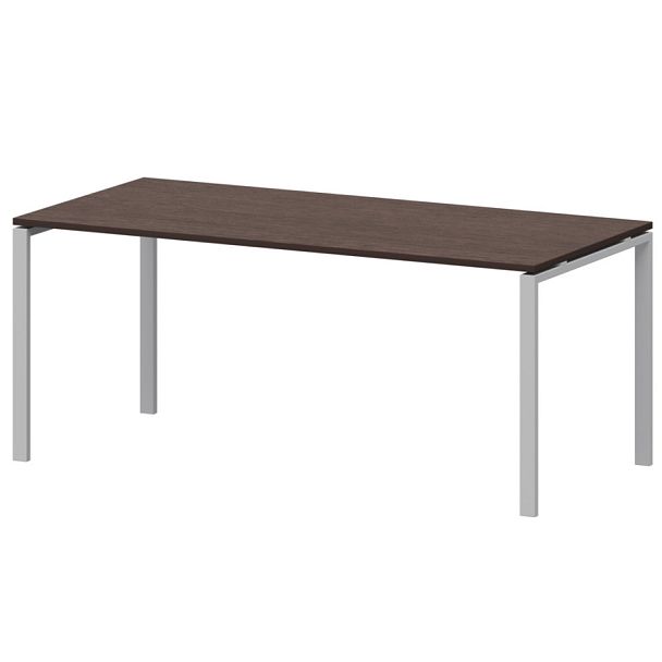 Стол на металлокаркасе для заседаний АМ-0058 Дуб венге/Белый 1800x850x760 Арго-М - Вид 1