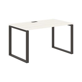 Стол прямой EQST 1380 Ясень Траун/Мокко 1360х800х750 EDIS - Фото предпросмотра
