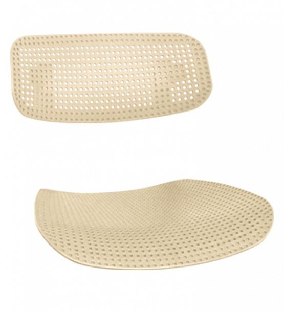 Обеденная группа Sheffilton SHT-DS128 бежевый/черный муар - Вид 10