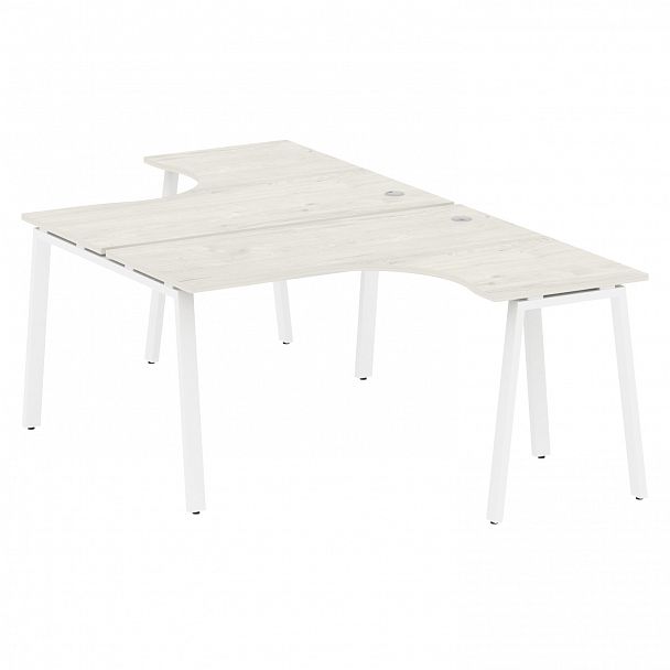 Рабочая станция "Metal System" БА.РАС-СА-2.3 дуб наварра/белый - Вид 1