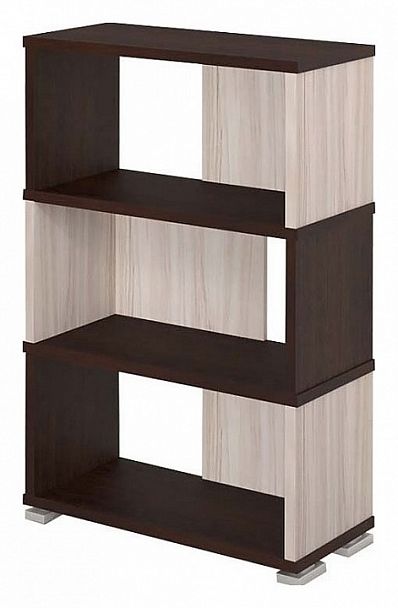 Стеллаж книжный Домино СБ-10_3 Венге/Карамель - Вид 1