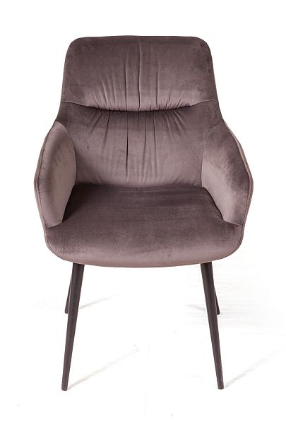 Стул Jordan, бархат пепельно-бежевый 25, опора конус - Вид 2