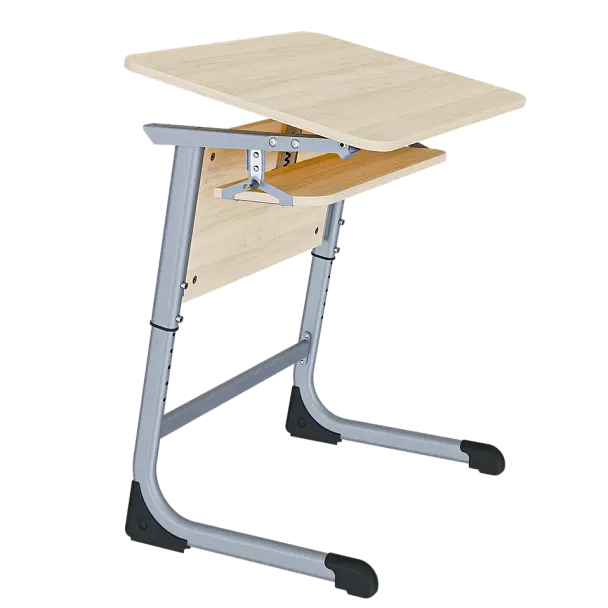 Парта Smart на плоскоовале 1М с РН (столеш.ЛДСП ЗУ, экран ЛДСП, полка), гр.5-7 - Вид 8