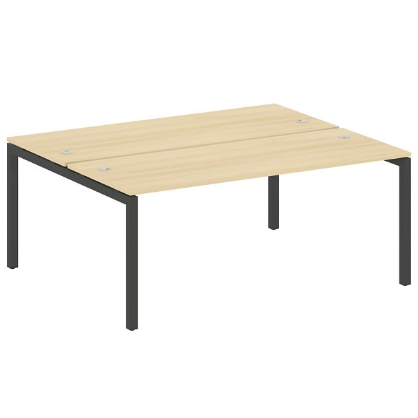 Metal System Quattro Р. ст. на П-образном м/к 50БП.РАС-СП-2.5 Акация/Антрацит металл 1800*1475*750 - Вид 1