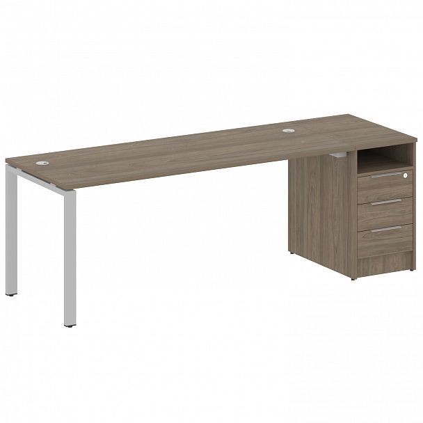 Рабочая станция "Metal System" БП.РС-СТП -1.5 вяз/серый - Вид 1