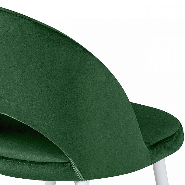 Комплект кухонных стульев Рэди зеленый велюр/белый, 2 шт. - Вид 9