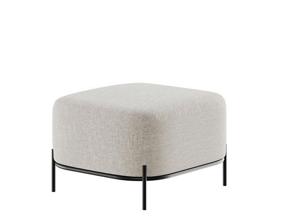 Jive Диван одноместный без спинки JVE-3 Сан 02/Металл Черный 670*720*480 - Вид 1