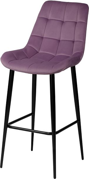 Комплект барных стульев Эйден, Confetti lilac/черный, 2 шт. - Вид 1
