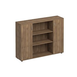 Шкаф комбинированный средний Комфорт К.529 дуб шамони темный - Фото предпросмотра