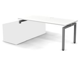 EUROPE/ЕВРОПА RE033-178х80 Стол для опорной тумбы 1780x800x750 Белый - Фото предпросмотра