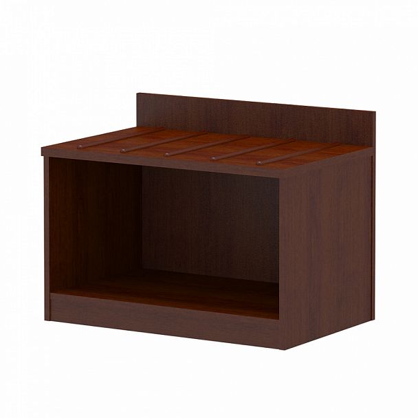 Полка багажная "Диана" ПК-ДН-ПЛБ80х52-В1-34 миланский орех темный - Вид 1