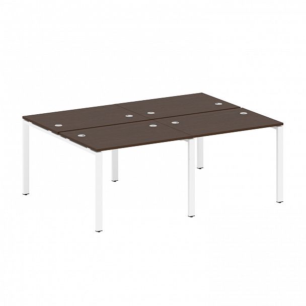 Рабочая станция "Metal System" БП.СМ-4.1 венге/белый - Вид 1