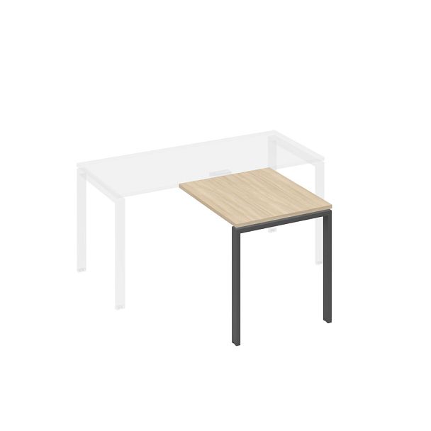 Брифинг-приставка каркас UNO металл A4 А4 Б1 073 БП дуб скандинавский / металлокаркас антрацит - Вид 1