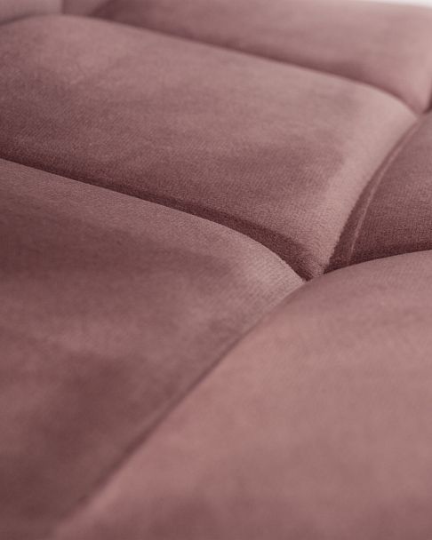 Офисное кресло для персонала DOBRIN TERRY (пудрово-розовый велюр (MJ9-32)) - Вид 8