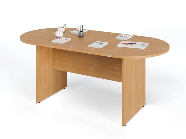 UNITY PКС-09/18 БУК Конференц стол овальный Универсальный 1800х900х750 - Вид 2