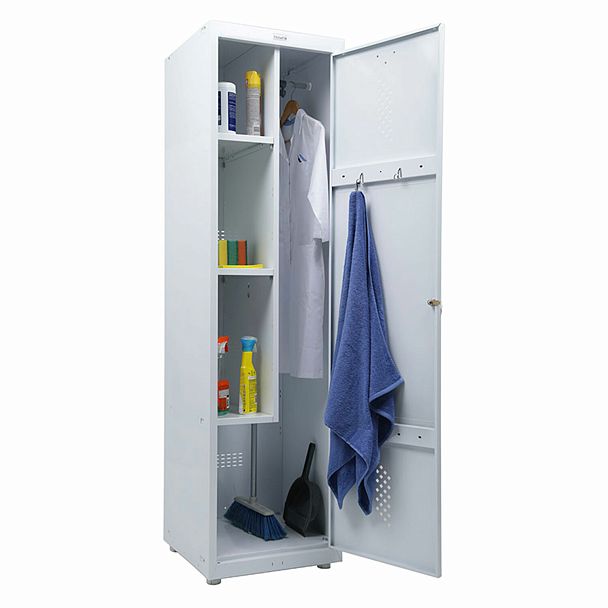 Шкаф медицинский хозяйственный HILFE "МД 1 ШМ-SS" 1900х500х500 мм, белый, S26199301509 - Вид 6