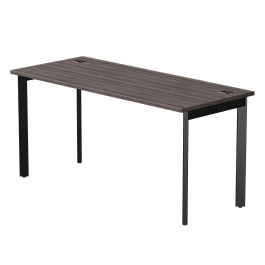 Стол прямой Everprof EVO на металлокаркасе 1580х670х755 мм опоры 45гр Дуб Пасадена/Черный - Фото предпросмотра