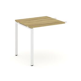 Concept Брифинг-приставка CN.BR-000 Дуб Винченцо/Металл Белый 780*720*750 - Фото предпросмотра