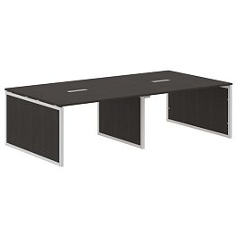 Конференц стол XQPSCT 2714 Дуб Юкон Модерн/Алюминий 2720х1406х750 XTEN-QP - Фото предпросмотра