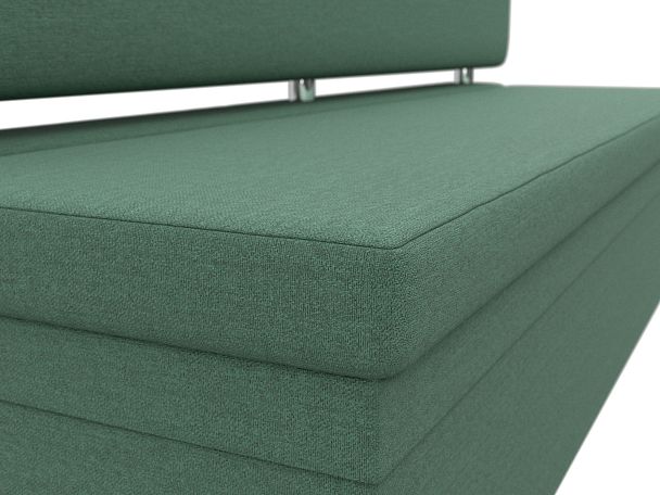 Диван кухонный прямой Стайл Рогожка зеленый - Вид 4