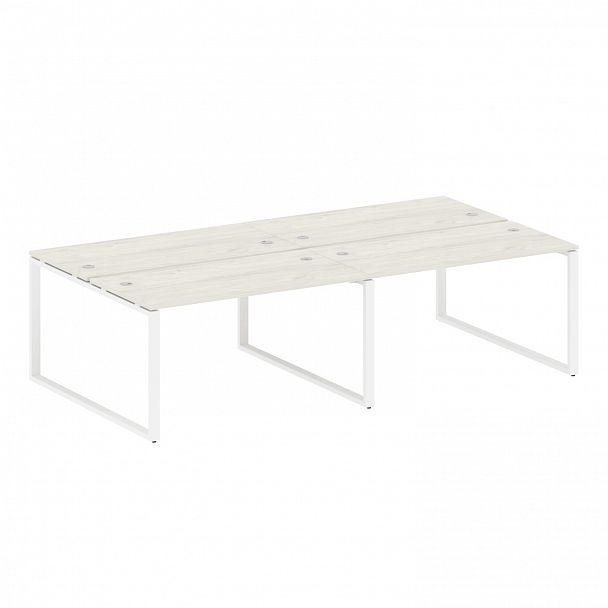 Рабочая станция "Metal System" БО.СМ-4.3 дуб наварра/белый - Вид 1