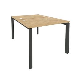 Onix Рабочая станция на П-образном м/к O.MP-D.RS-2.1.7 Тиквуд светлый/Антрацит металл 980*1475*750 - Фото предпросмотра