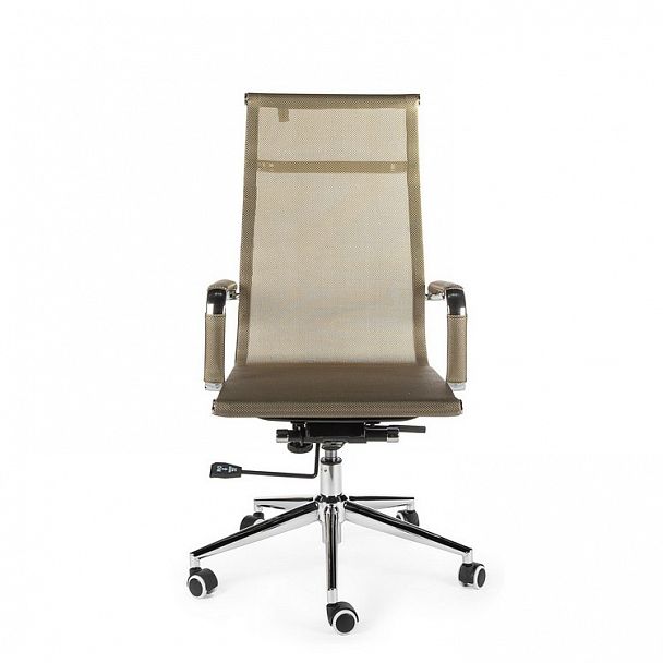 Кресло офисное / Хельмут / (bronze) сталь + хром / бронзовая сетка - Вид 8