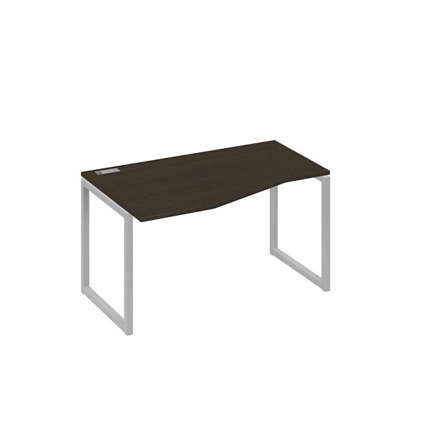 Стол эргономичный левый "Техно" на металлокаркасе QUATTRO A4 А4 Б4 063 БП венге / металлокаркас серый - Вид 1