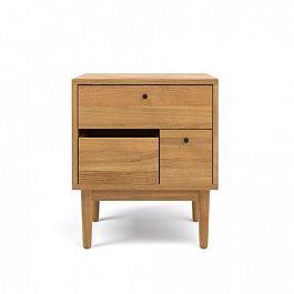 Тумба прикроватная "Brost" дуб натуральный - Фото предпросмотра