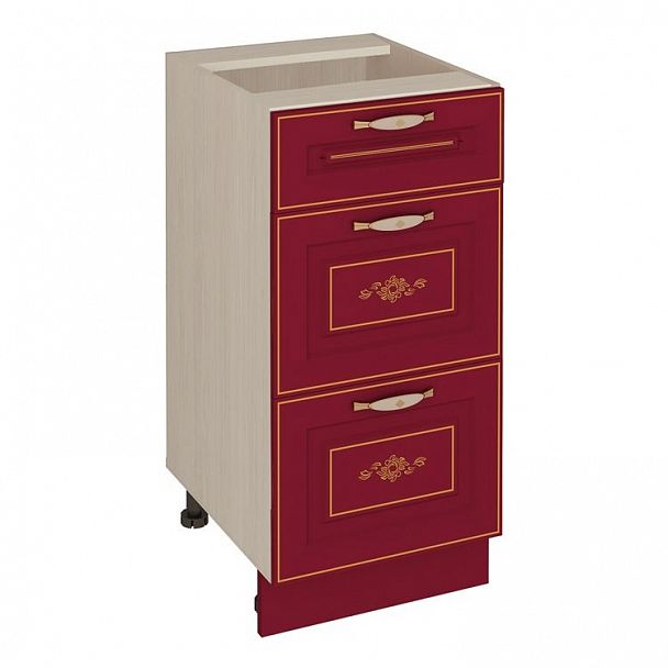 Стол "Виктория" 20.90 с 3 ящиками - Вид 1