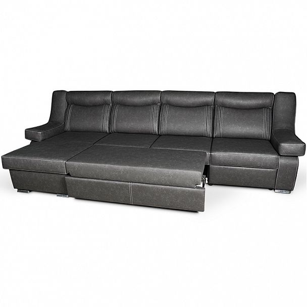 Угловой диван "Бостон" в коже - Вид 3