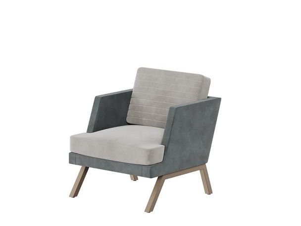 Aldo Кресло ALD-01L Storm 022/Storm 017/Металл Капучино 790*875*890 - Вид 1