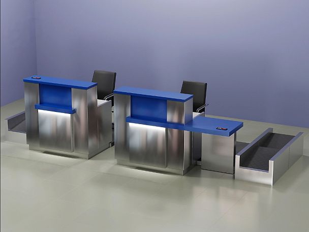 Стойки регистрации багажа и стойки обслуживания пассажиров - Вид 5