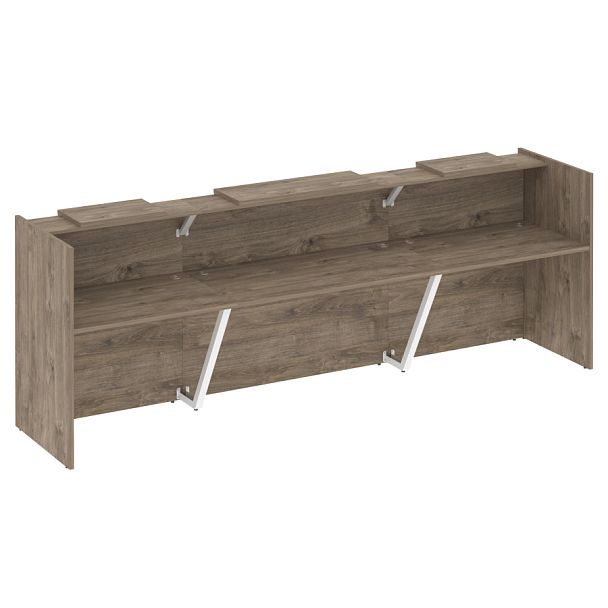 Ресепшн "Onix" O.R-K-14 тиквуд темный/белый - Вид 1