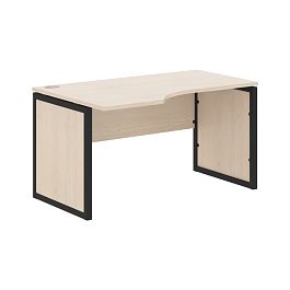 Стол эргономичный XQPCET 149(L) Бук Тиара/Антрацит 1400х900х750 XTEN-QP - Фото предпросмотра