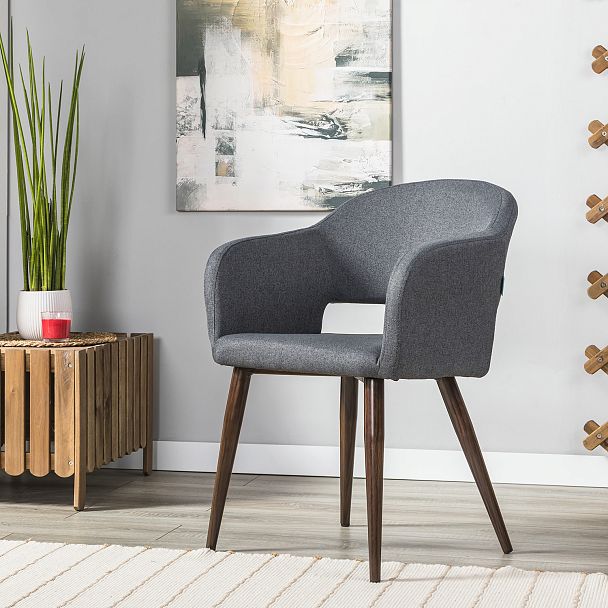 Кресло Oscar тёмно-серый/т.орех - Вид 12