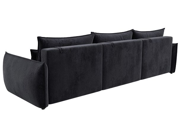 Диван прямой Лига-051 НПБ Лонг Велюр серый - Вид 5